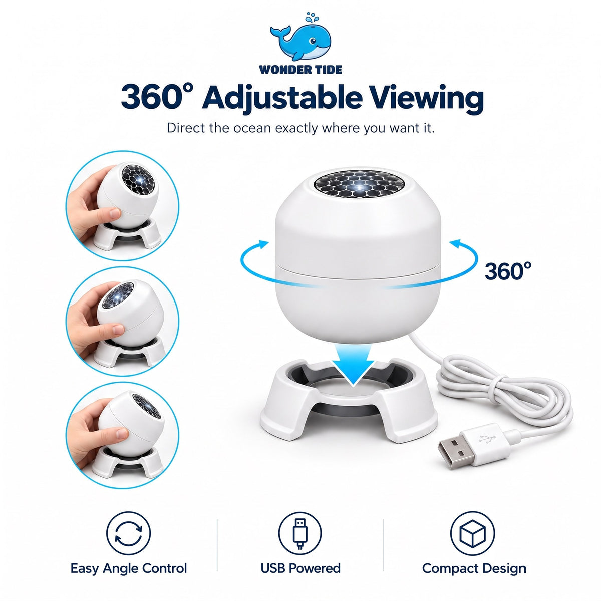 LEDofy OceanScape™ – Ocean Projector Night Light 6